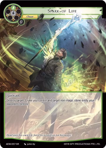 Spark of Life (ADW-057), Assault into the Demonic World — Force of Will card price