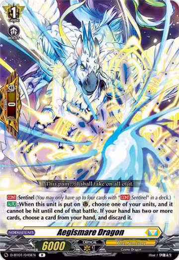 Aegismare Dragon (D-BT01/049EN), D-BT01: Genesis of the Five Greats — Vanguard card price