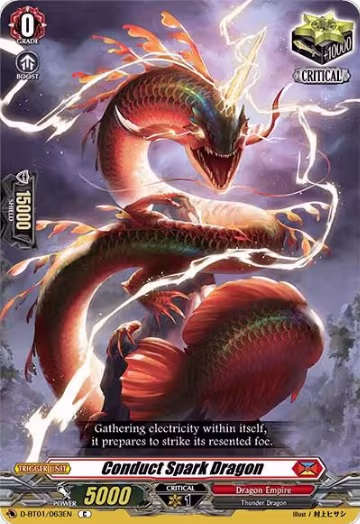 Conduct Spark Dragon (D-BT01/063EN), D-BT01: Genesis of the Five Greats — Vanguard card price