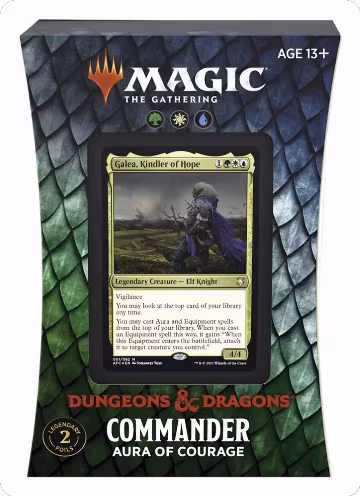 Adventures in the Forgotten Realms - Aura of Courage Commander Deck, Commander: Adventures in the Forgotten Realms — Magic sealed product price