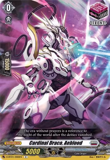 Cardinal Draco, Aeblood (D-BT01/090EN), D-BT01: Genesis of the Five Greats — Vanguard card price