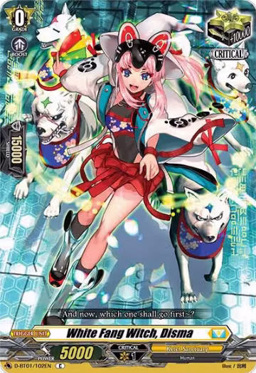 White Fang Witch, Disma (D-BT01/102EN), D-BT01: Genesis of the Five Greats — Vanguard card price