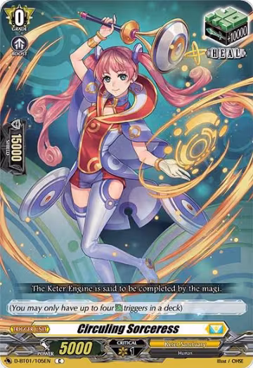 Circuling Sorceress (D-BT01/105EN), D-BT01: Genesis of the Five Greats — Vanguard card price