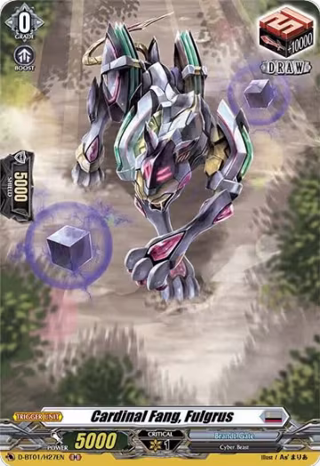 Cardinal Fang, Fulgrus (Holo) (D-BT01/H27EN), D-BT01: Genesis of the Five Greats — Vanguard card price