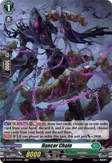Rancor Chain (Holo) (D-BT01/H45EN), D-BT01: Genesis of the Five Greats — Vanguard card price