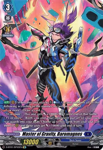 Master of Gravity, Baromagnes (SP) (D-BT01/SP03EN), D-BT01: Genesis of the Five Greats — Vanguard card price
