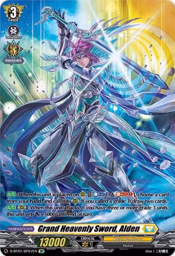 Grand Heavenly Sword, Alden (SP) (D-BT01/SP07EN), D-BT01: Genesis of the Five Greats — Vanguard card price