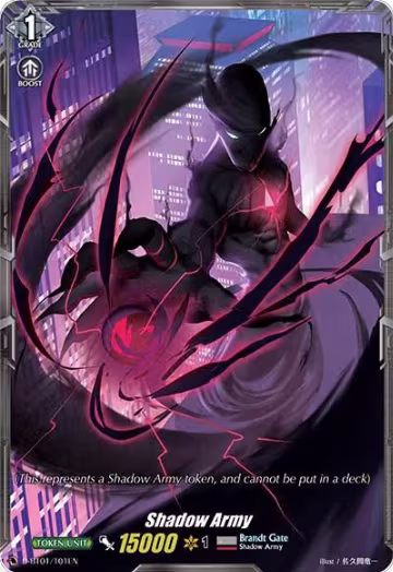Shadow Army (D-BT01/T01EN), D-BT01: Genesis of the Five Greats — Vanguard card price