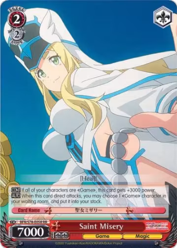 Saint Misery (BFR/S78-E058 RR), I Don't Want to Get Hurt, so I'll Max Out My Defense — Weiß Schwarz card price