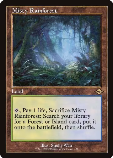 Misty Rainforest (Retro Frame) (438), Modern Horizons 2 — Magic card price
