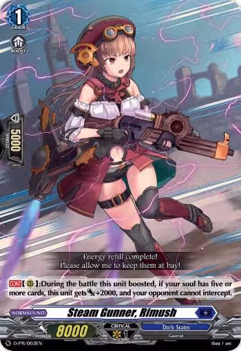 Steam Gunner, Rimush (D-PR/003EN), D Promo Cards — Vanguard card price