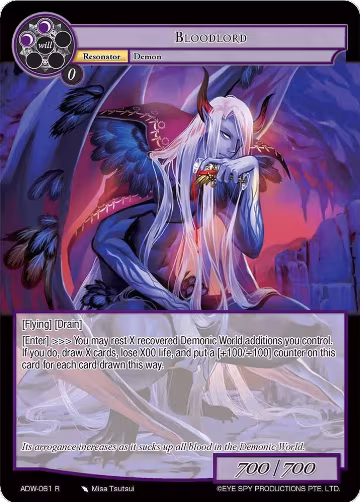 Bloodlord (ADW-061), Assault into the Demonic World — Force of Will card price
