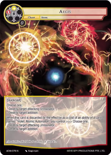 Aegis (ADW-076), Assault into the Demonic World — Force of Will card price