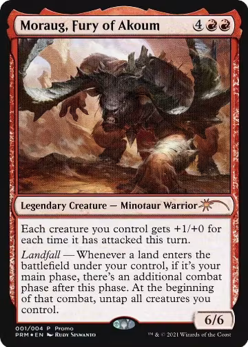 Moraug, Fury of Akoum (1), Unique and Miscellaneous Promos — Magic card price