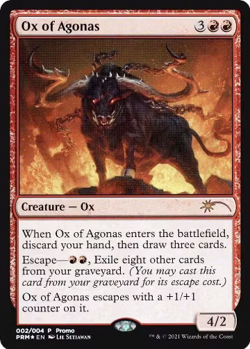 Ox of Agonas (2), Unique and Miscellaneous Promos — Magic card price