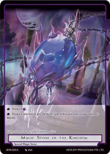 Magic Stone of the Kingdom (ADW-099), Assault into the Demonic World — Force of Will card price