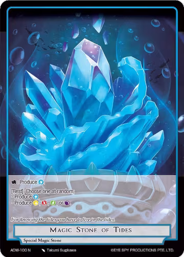 Magic Stone of Tides (ADW-100), Assault into the Demonic World — Force of Will card price