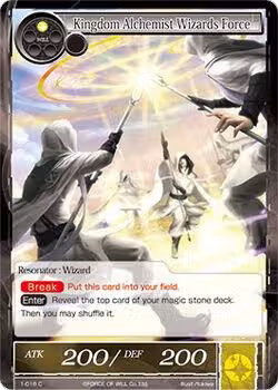 Kingdom Alchemist Wizards Force (1-016), The Dawn of Valhalla — Force of Will card price