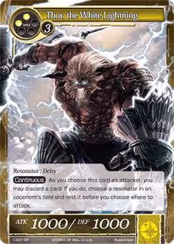 Thor, the White Lightning (1-027), The Dawn of Valhalla — Force of Will card price
