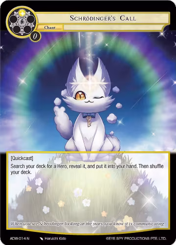 Schrodinger's Call (ADW-014), Assault into the Demonic World — Force of Will card price