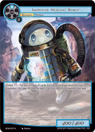 Improved Healing Robot (ADW-037), Assault into the Demonic World — Force of Will card price
