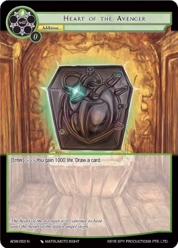 Heart of the Avenger (ADW-052), Assault into the Demonic World — Force of Will card price