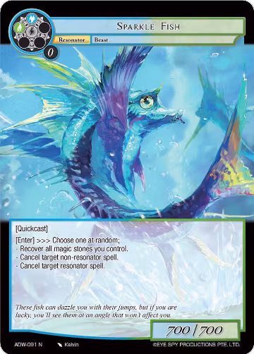 Sparkle Fish (ADW-091), Assault into the Demonic World — Force of Will card price