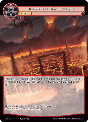 Kirik's Training Grounds (ROL-007), Rebirth of Legend — Force of Will card price