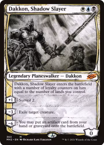 Dakkon, Shadow Slayer (Showcase) (363), Modern Horizons 2 — Magic card price