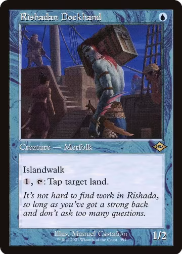 Rishadan Dockhand (Retro Frame) (391), Modern Horizons 2 — Magic card price