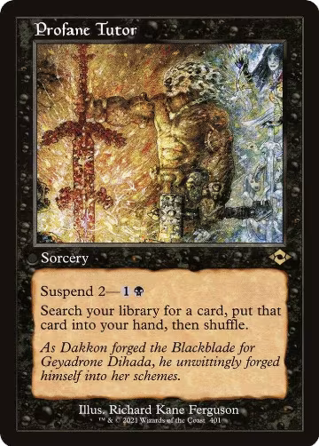 Profane Tutor (Retro Frame) (401), Modern Horizons 2 — Magic card price
