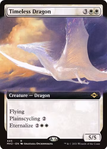 Timeless Dragon (Extended Art) (445), Modern Horizons 2 — Magic card price