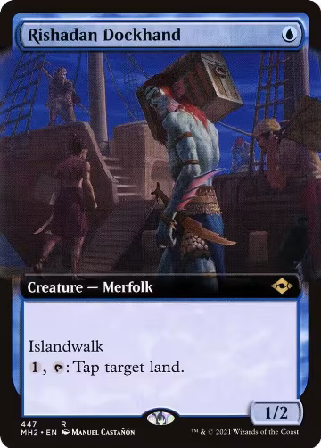 Rishadan Dockhand (Extended Art) (447), Modern Horizons 2 — Magic card price