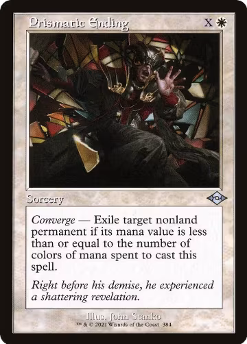 Prismatic Ending (Retro Frame) (384), Modern Horizons 2 — Magic card price