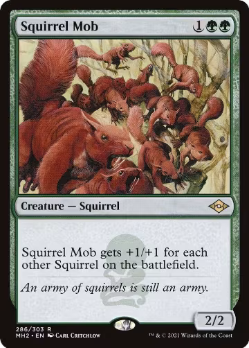 Squirrel Mob (286), Modern Horizons 2 — Magic card price
