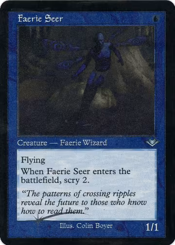 Faerie Seer (Retro Frame) (Foil Etched) (8), Modern Horizons — Magic card price