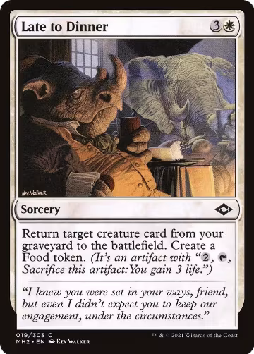 Late to Dinner (19), Modern Horizons 2 — Magic card price