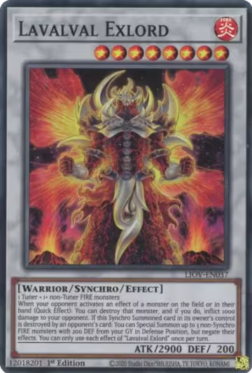 Lavalval Exlord (LIOV-EN037), Lightning Overdrive — Yu-Gi-Oh! card price