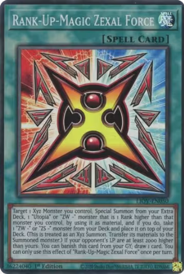 Rank-Up-Magic Zexal Force (LIOV-EN050), Lightning Overdrive — Yu-Gi-Oh! card price