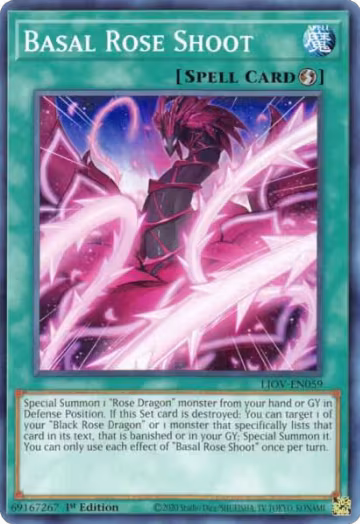 Basal Rose Shoot (LIOV-EN059), Lightning Overdrive — Yu-Gi-Oh! card price