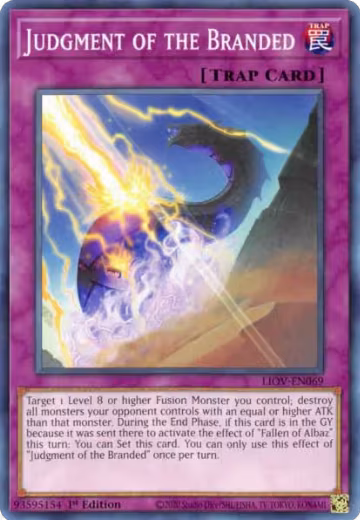 Judgment of the Branded (LIOV-EN069), Lightning Overdrive — Yu-Gi-Oh! card price