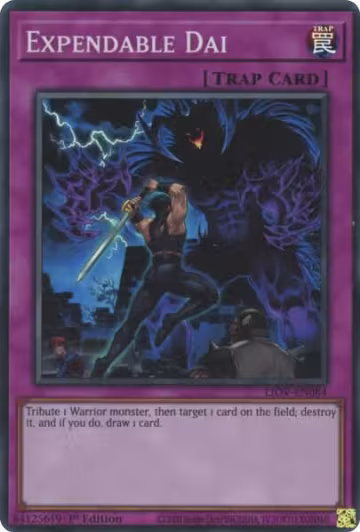 Expendable Dai (LIOV-EN084), Lightning Overdrive — Yu-Gi-Oh! card price