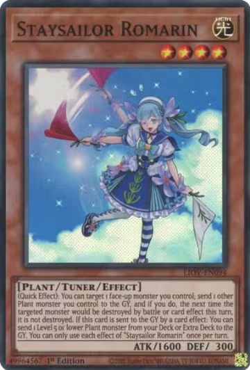 Staysailor Romarin (LIOV-EN094), Lightning Overdrive — Yu-Gi-Oh! card price