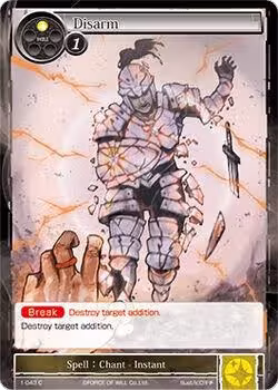 Disarm (1-043), The Dawn of Valhalla — Force of Will card price