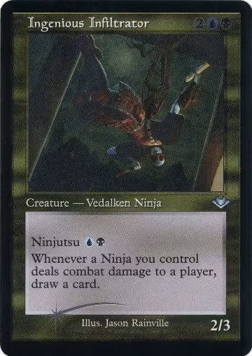 Ingenious Infiltrator (Retro Frame) (Foil Etched) (28), Modern Horizons — Magic card price