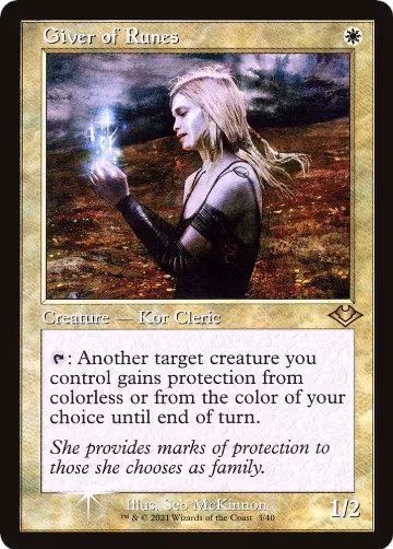 Giver of Runes (Retro Frame) (3), Modern Horizons — Magic card price