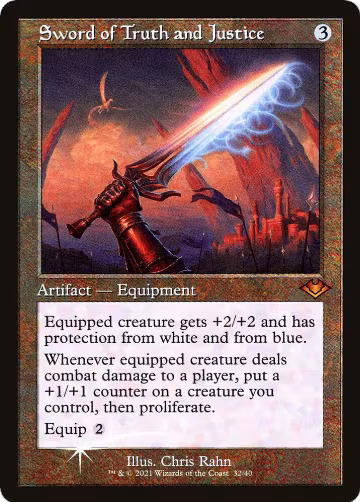 Sword of Truth and Justice (Retro Frame) (32), Modern Horizons — Magic card price