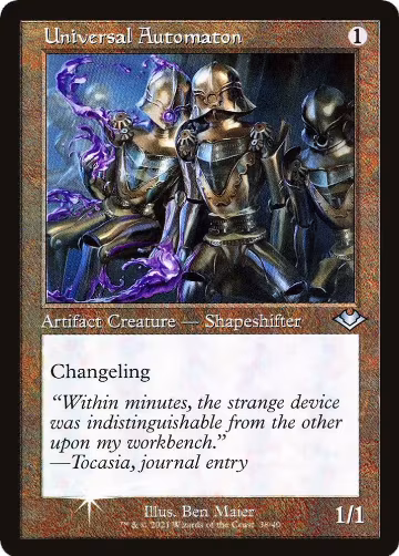 Universal Automaton (Retro Frame) (38), Modern Horizons — Magic card price