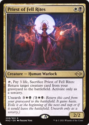 Priest of Fell Rites (208), Modern Horizons 2 — Magic card price