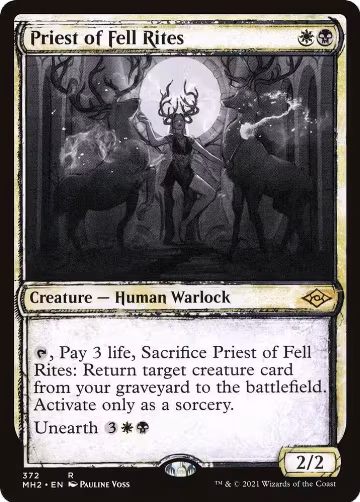 Priest of Fell Rites (Showcase) (372), Modern Horizons 2 — Magic card price
